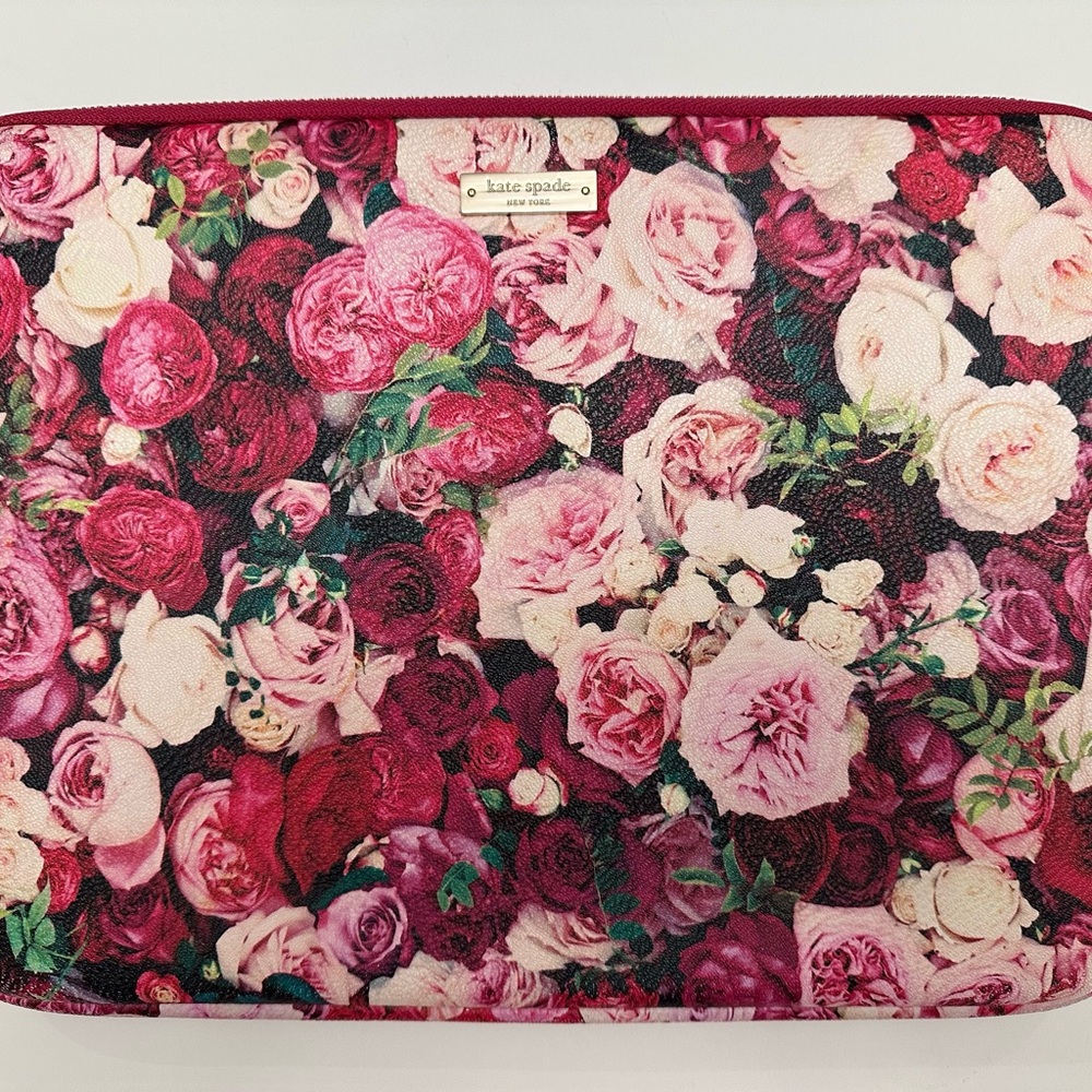 Kate Spade Pink and Red Floral Sleeve
